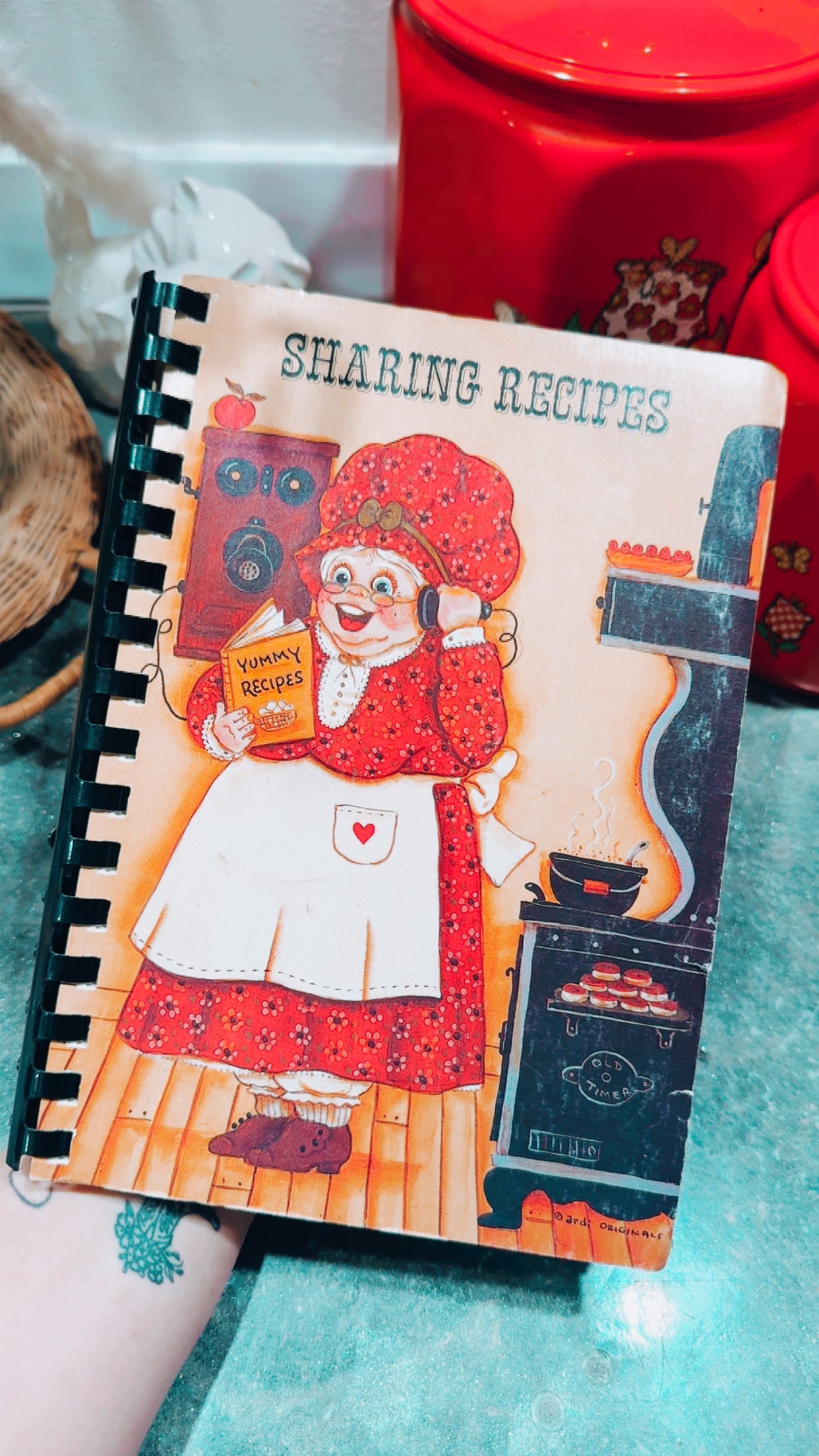 Vintage “Sharing Recipes” Church Cookbook