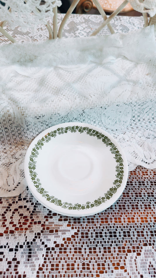 Crazy Daisy Plates Spring Blossom Corelle Saucers (Sold Individually)